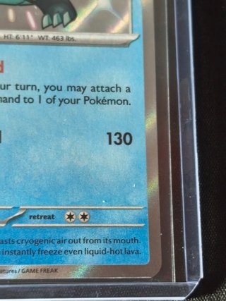 PAF 130 Baxcalibur (Shiny) NM ING Paldean Fates