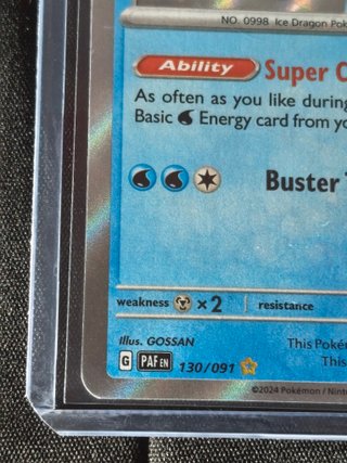 PAF 130 Baxcalibur (Shiny) NM ING Paldean Fates