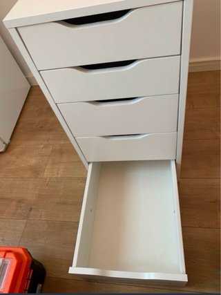 Cajonera Ikea Alex Blanca