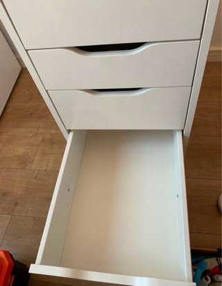 Cajonera Ikea Alex Blanca