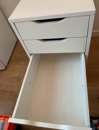 Cajonera Ikea Alex Blanca
