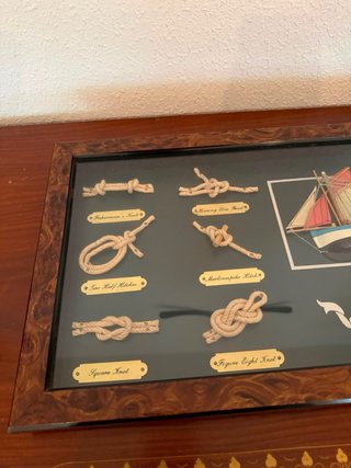 Marco Decorativo Nudos Marinos Barco Velero