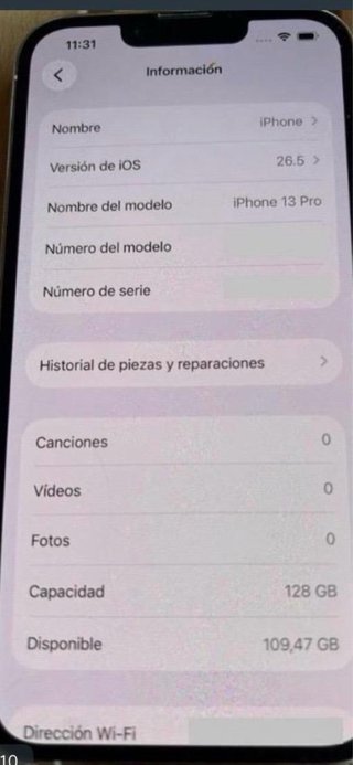 iPhone 13 Pro Plateado