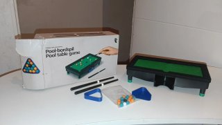 Mini mesa de billar de juguete