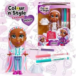 Muñeca Violet Colour 'n' Style Friends