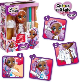 Muñeca Violet Colour 'n' Style Friends