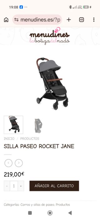 Carro Jane Rocket Plegable + regalo bolso