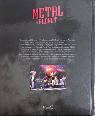 Libro Metal planet AC/DC