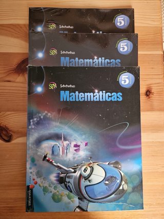 Lote libros 5º Primaria – Mates, Lengua, Science