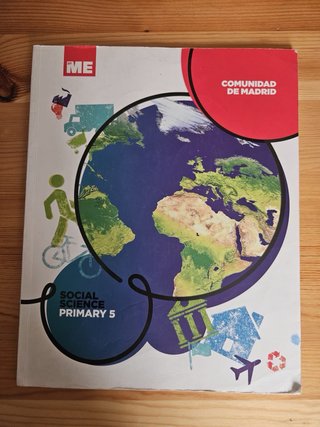 Lote libros 5º Primaria – Mates, Lengua, Science