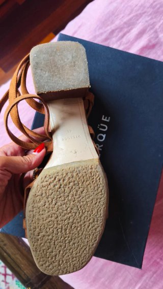 Sandalias Uterque Marrones