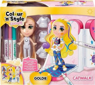 Muñeca Colour 'n' Style Goldie con Accesorios