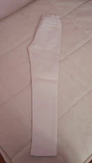 Pantalón niña blanco talla 8-9