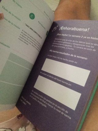 A tope de karma, 3 minutos al día para llenar vida