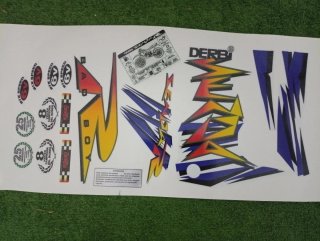 Kit Pegatinas Derbi Senda R Bad Boy