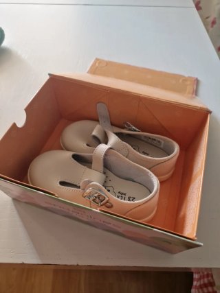 Zapatos Pepito Talla 23 Piel Natural