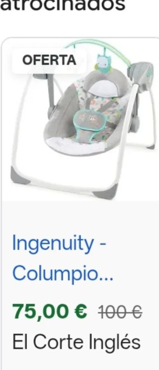 Columpio para bebe