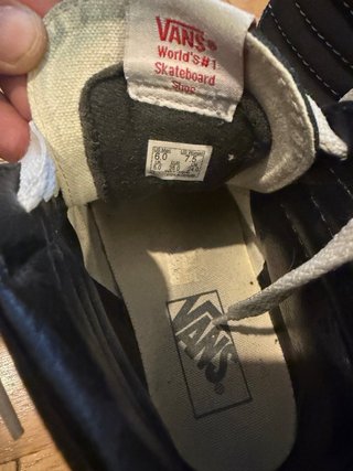 Zapatillas Vans Altas Negras y Blancas