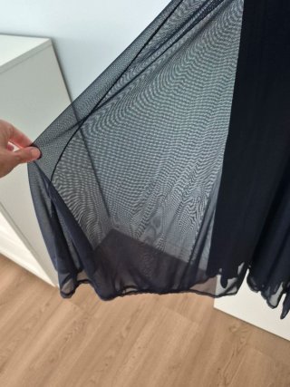 Vestido azul marino para evento