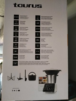Robot Cocina Taurus Foodie - Un solo uso
