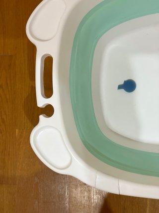 Bañera plegable para bebé + cojín recién nacido