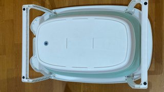 Bañera plegable para bebé + cojín recién nacido