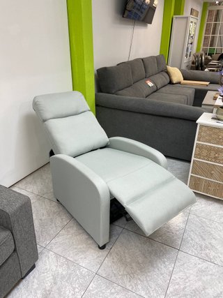 Butaca gris moderna reclinable NUEVA