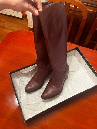 Botas altas caoba - Dansi - Talla 39 - Ancho C