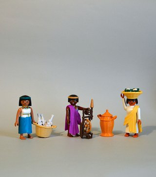 Playmobil Hilanderas Y Campesinas Belén