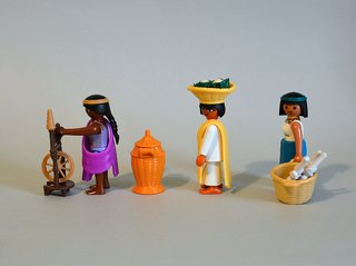 Playmobil Hilanderas Y Campesinas Belén