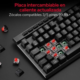 Teclado K580 Pro Mecánico Gaming Tri Modo NUEVO