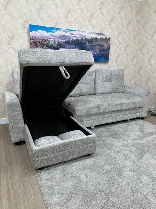 Sofá Cama Chaiselongue con Doble Arcón