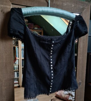 Conjunto blusa corsetera+Falda Renatta&go Talla M