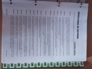 Cef temario inspección hacienda tributario 2024