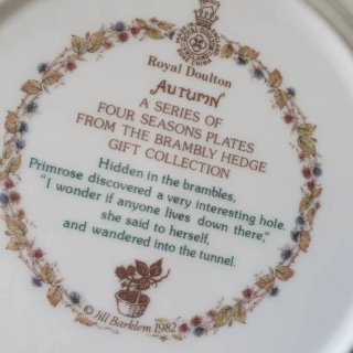 Royal Doulton Brambly Hedge Mug + Piatto