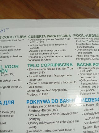 Protector Piscina Bestway Azul