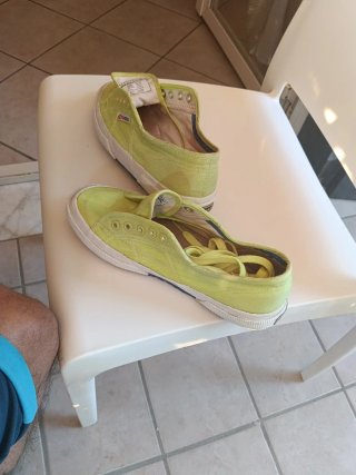 Scarpe Superga Verdi/Gialle Tg 38