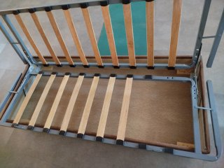 Sofá Cama Beige Tela