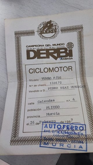 Derbi FDS 1987