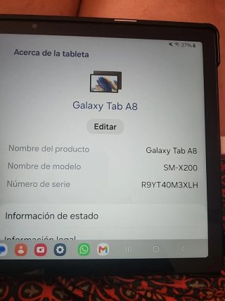 Samsung Galaxy Tab A8 (SM-X200) 32GB Gris