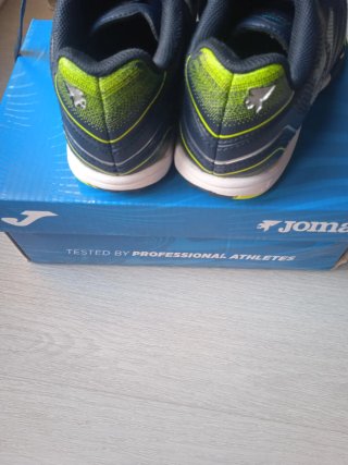 Zapatillas Joma niño semitacos azul/verde