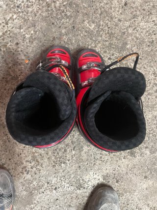 Botas de esquí unisex rojas 25,5