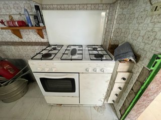 Cocina de gas con horno a butano
