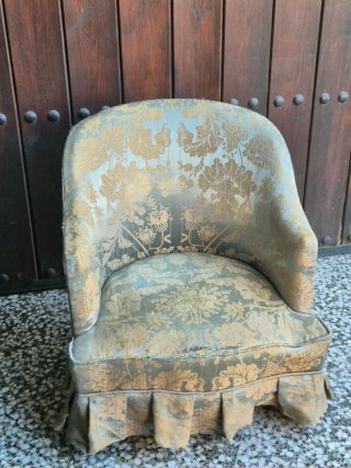 2 Sillones tapizados floral vintage