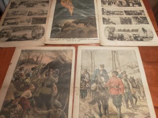 5 Periódicos Le Petit Journal 1916