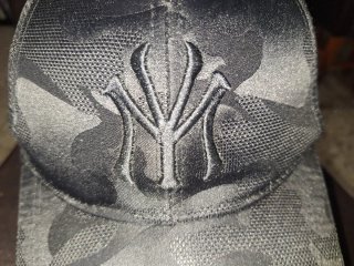 Gorra New York Yankees Camuflaje Negra