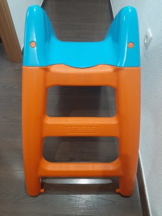 Tobogán infantil Feber azul y naranja