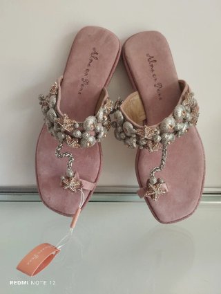 Sandalias Alma en Pena T38 Rosa/Plata