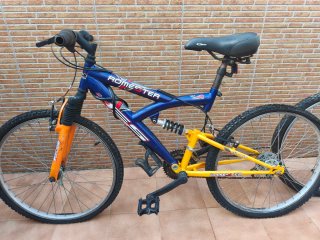 Bicicleta de Montaña Romester Azul y Naranja
