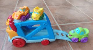 Playskool Camión Transportador + 3 Coches